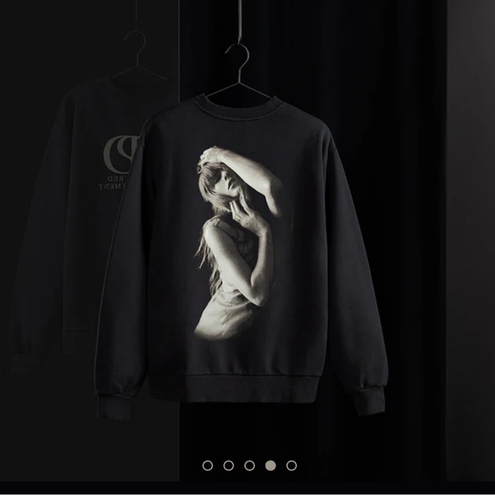 NEW Taylor Swift The Tortured Poets Department black crewneck - Picture 5 of 5